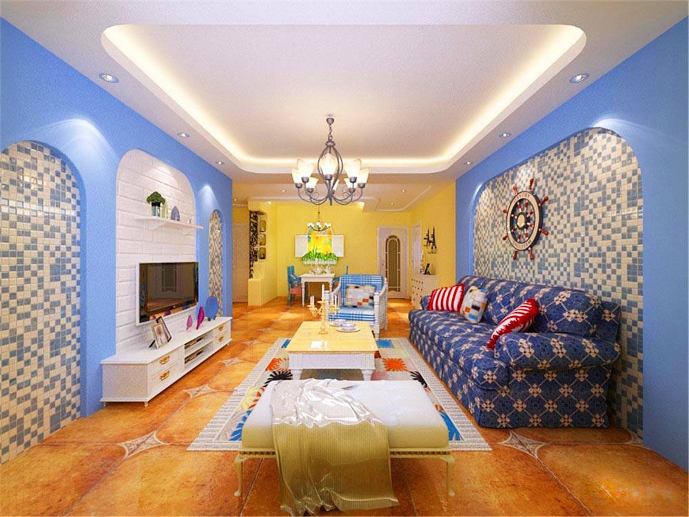 客廳二級(jí)石膏吊頂效果 客廳二級(jí)石膏吊頂效果