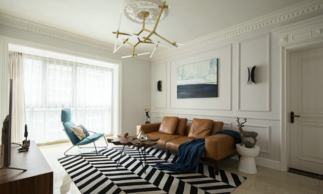 客廳石膏線條吊頂效果圖 客廳石膏線條吊頂效果圖