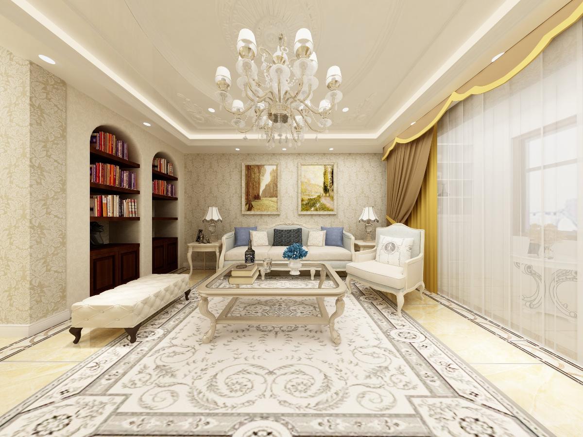 客廳石膏線條吊頂效果圖 客廳石膏線條吊頂效果圖