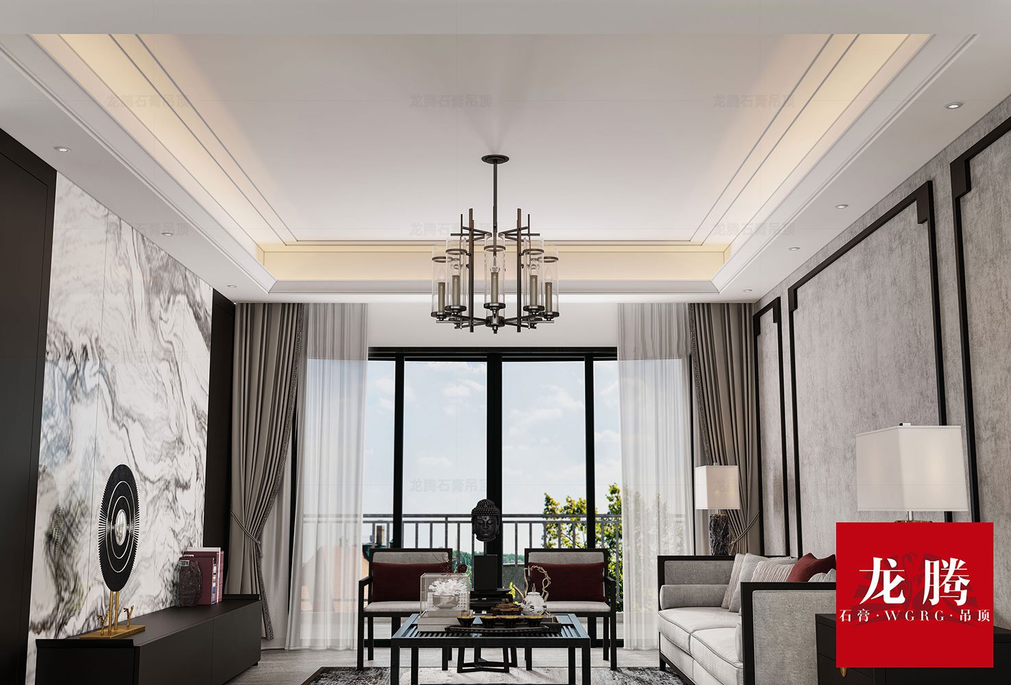 WGRG裝配式新中式風格吊頂 WGRG裝配式新中式風格吊頂